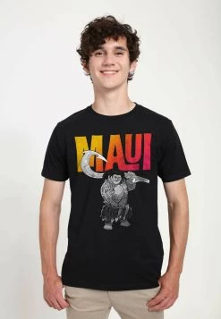 Disney Moana Maui Unisex - T-Shirt Print - Black
