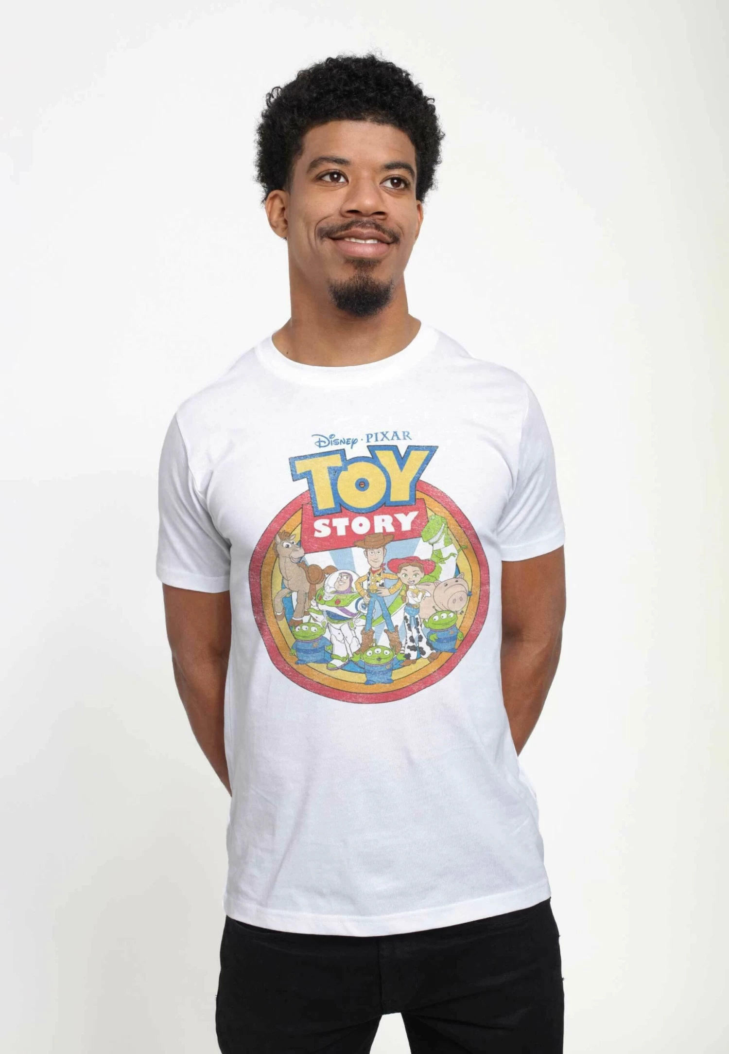 Disney Toy Story 1-3 Group Toys Unisex - T-Shirt Print - White - Afbeelding 3
