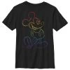 Disney Mickey Mouse Big Pride - T-Shirt Print - Black