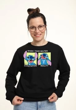 Disney LiloStitch Stitch Selfie - Sweater - Black
