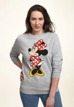 Disney Classic Mickey Traditional Minnie - Sweater - Heather Grey