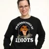 Disney Lion King Idiots - Sweater - Black