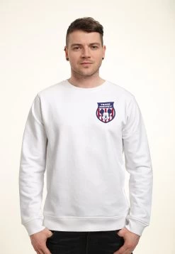 Disney Mickey Classic Usa Badge - Sweater - White