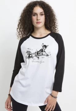Disney Bambi Friendship - Longsleeve - White Black