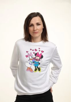 Disney Classic Mickey Just The Girls - Sweater - White