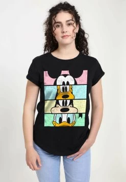 Disney Classics Mickey Classic - Crew Crop - T-Shirt Print - Black