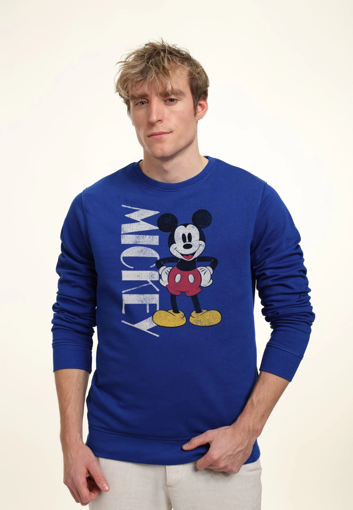 Disney Classic Mickey 90S Mickey - Sweater - Royal Blue - Afbeelding 3
