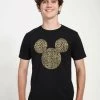 Disney Mickey Classic Animal Ears Unisex - T-Shirt Print - Black