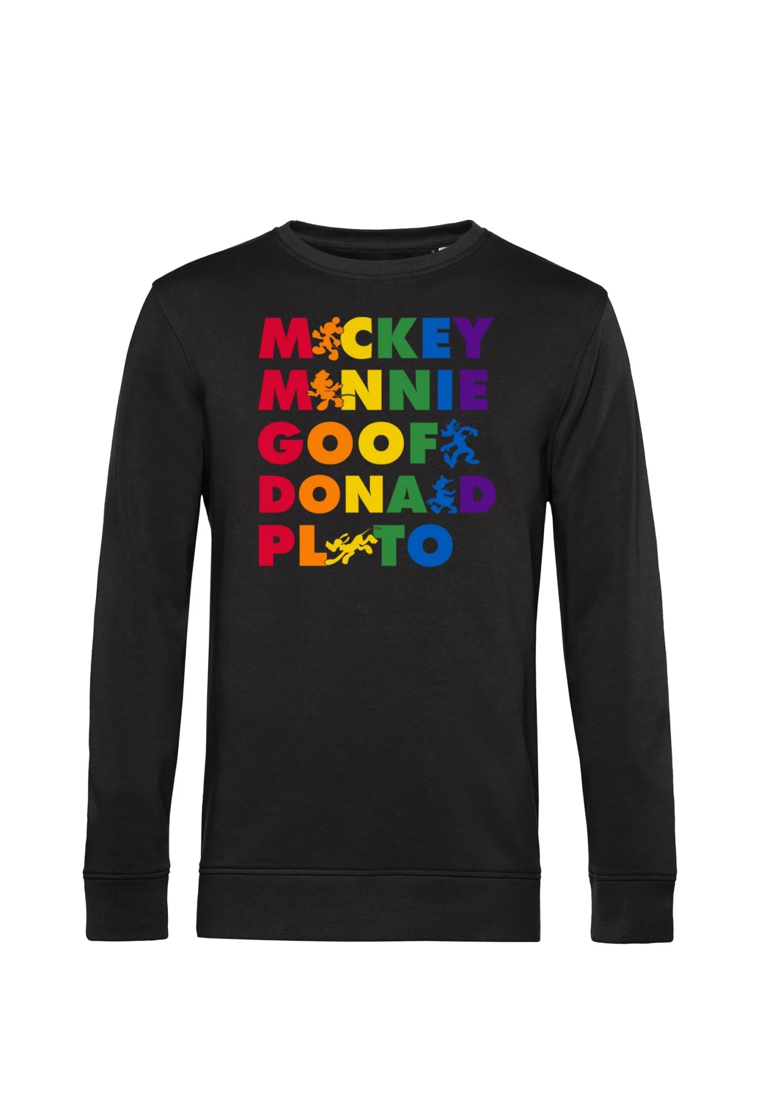 Disney Mickey Mouse Prideful Friends - Sweater - Black - Afbeelding 4
