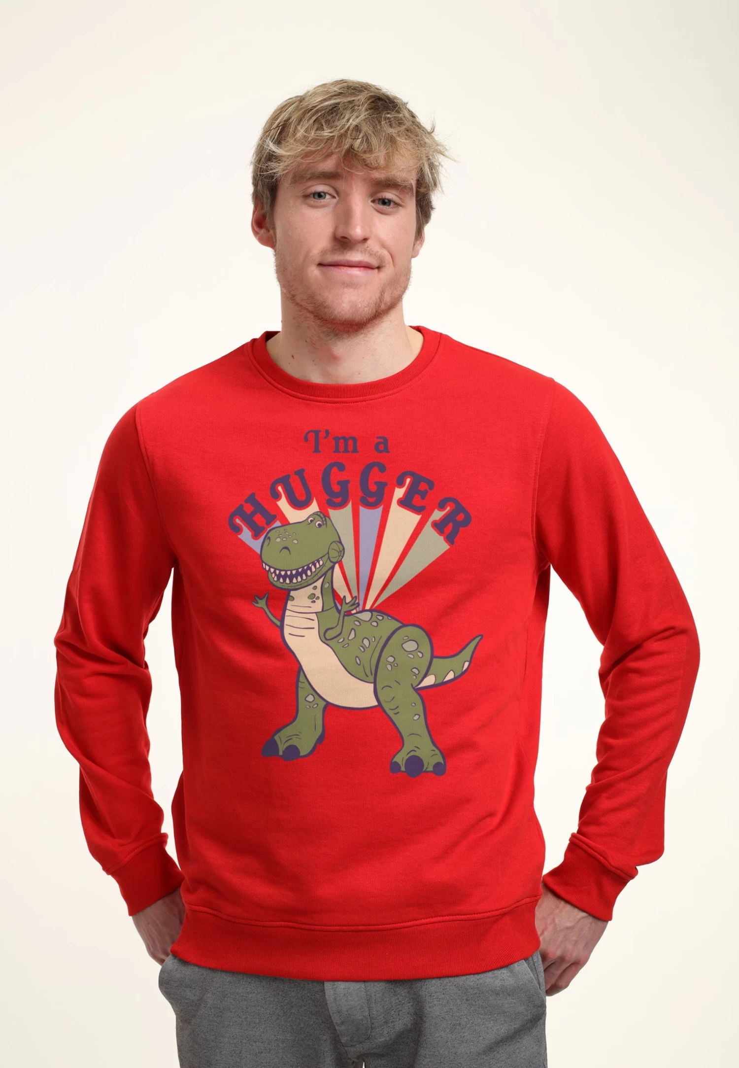 Disney Toy Story 1-3 Hugger Rex - Sweater - Red