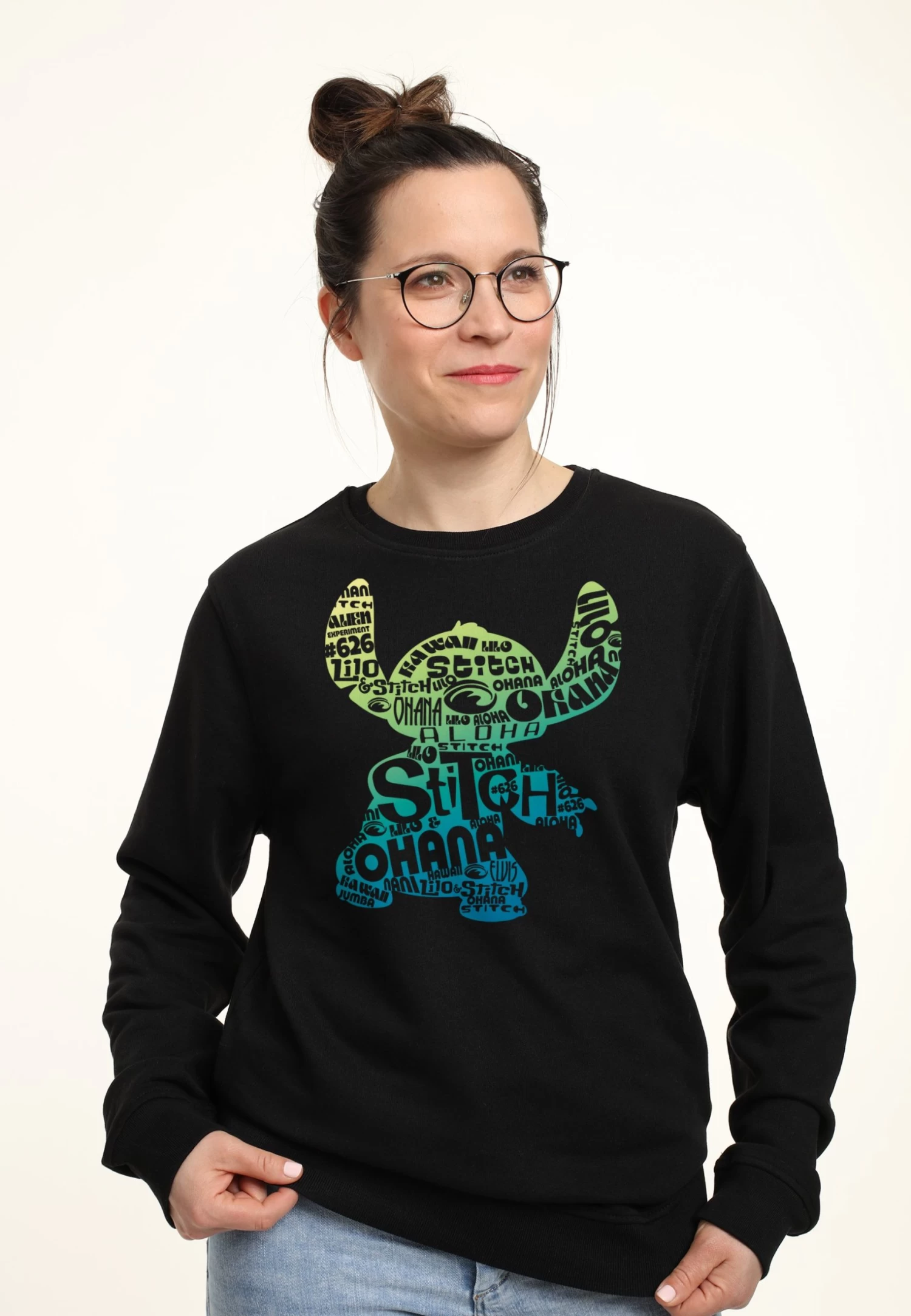 Disney Lilo Stitch Stitch Fill - Sweater - Black - Afbeelding 3
