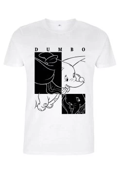 Disney Dumbo Dumbo Contrast - T-Shirt Print - White