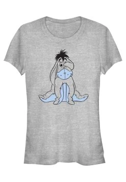 Disney Winnie The Pooh Basic Sketch Eeyore - T-Shirt Print - Heather Grey