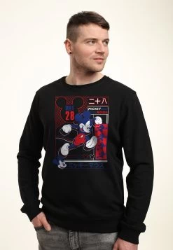 Disney Mickey Classic Sporty Technical Mickey - Sweater - Black