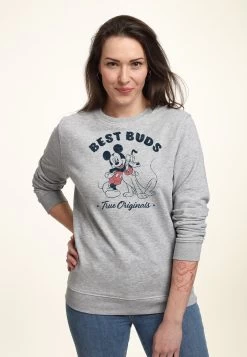 Disney Mickey Mouse Vintage Buds - Sweater - Heather Grey