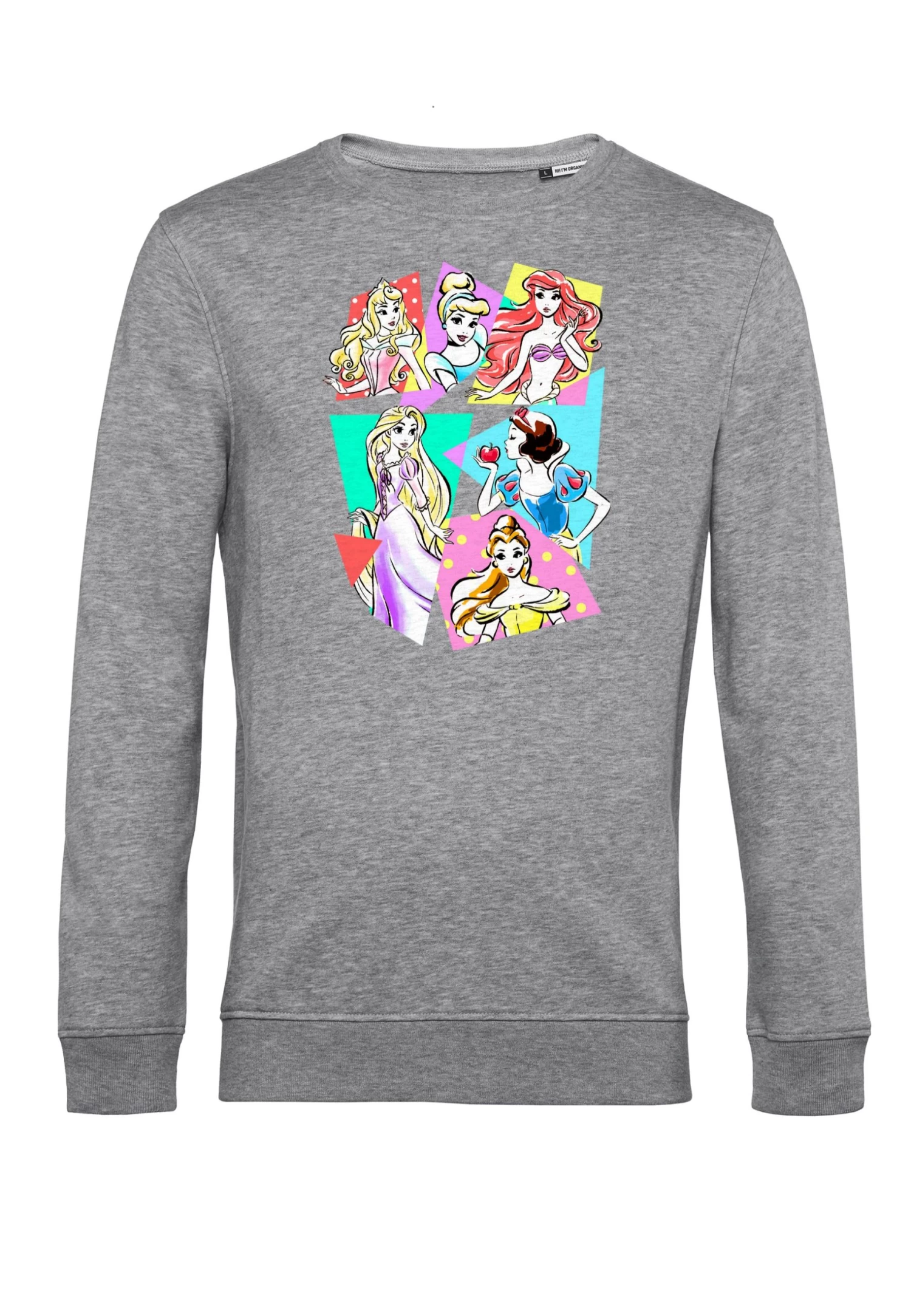 Disney Princesses Neon Pop - Sweater - Heather Grey - Afbeelding 4