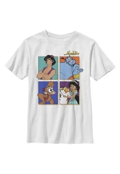 Disney Aladdin Aladdin Four - T-Shirt Print - White