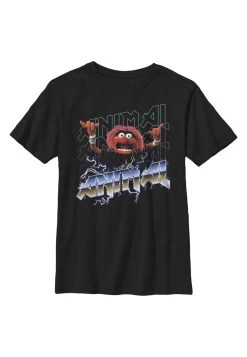 Disney Muppets Animal Metal - T-Shirt Print - Black