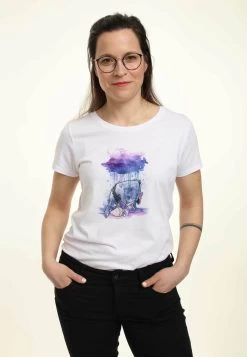 Disney Winnie The Pooh Watercolor Eeyore - T-Shirt Print - White
