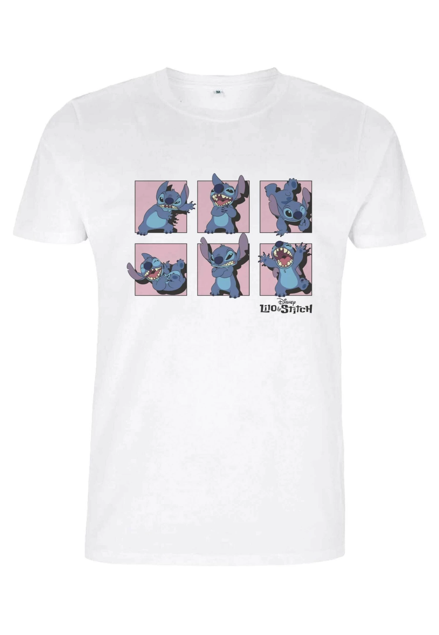 Disney Lilo & Stitch Stitch Poses Unisex - T-Shirt Print - White - Afbeelding 5