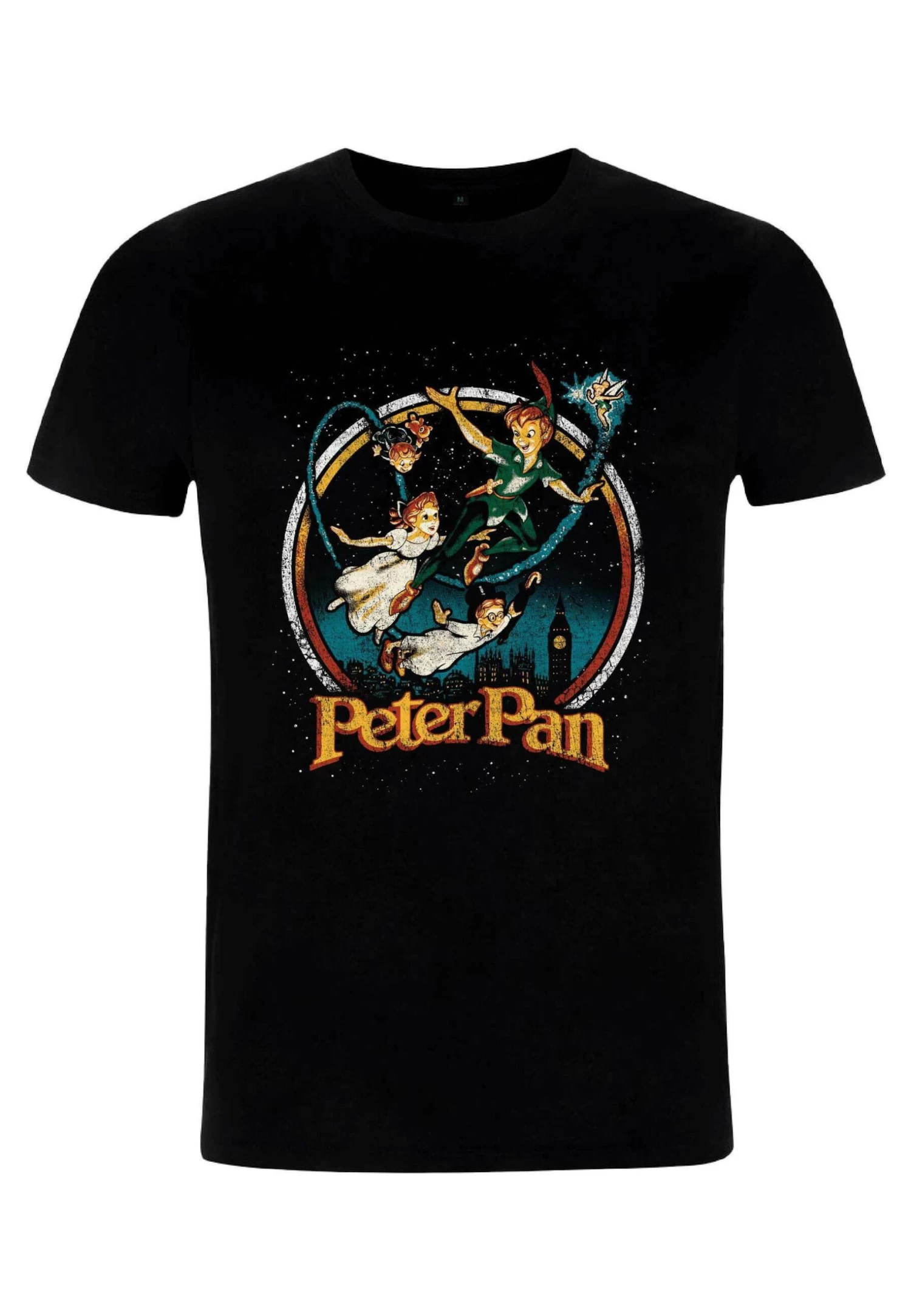 Disney Peter Pan London Flyin Unisex - T-Shirt Print - Black - Afbeelding 4