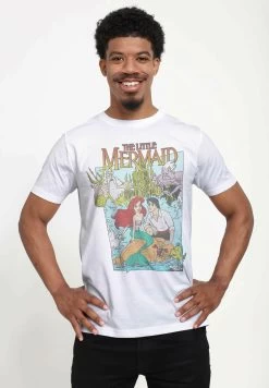 Disney The Little Mermaid Mermaid Cover Unisex - T-Shirt Print - White
