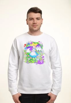 Disney Alice In Wonderland Alice Psychedelic Scene Dsaxcgsc - Sweater - White