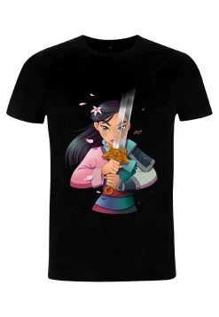 Disney Mulan Anime Mulan - T-Shirt Print - Black