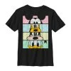 Disney Mickey Classic Crew Crop - T-Shirt Print - Black