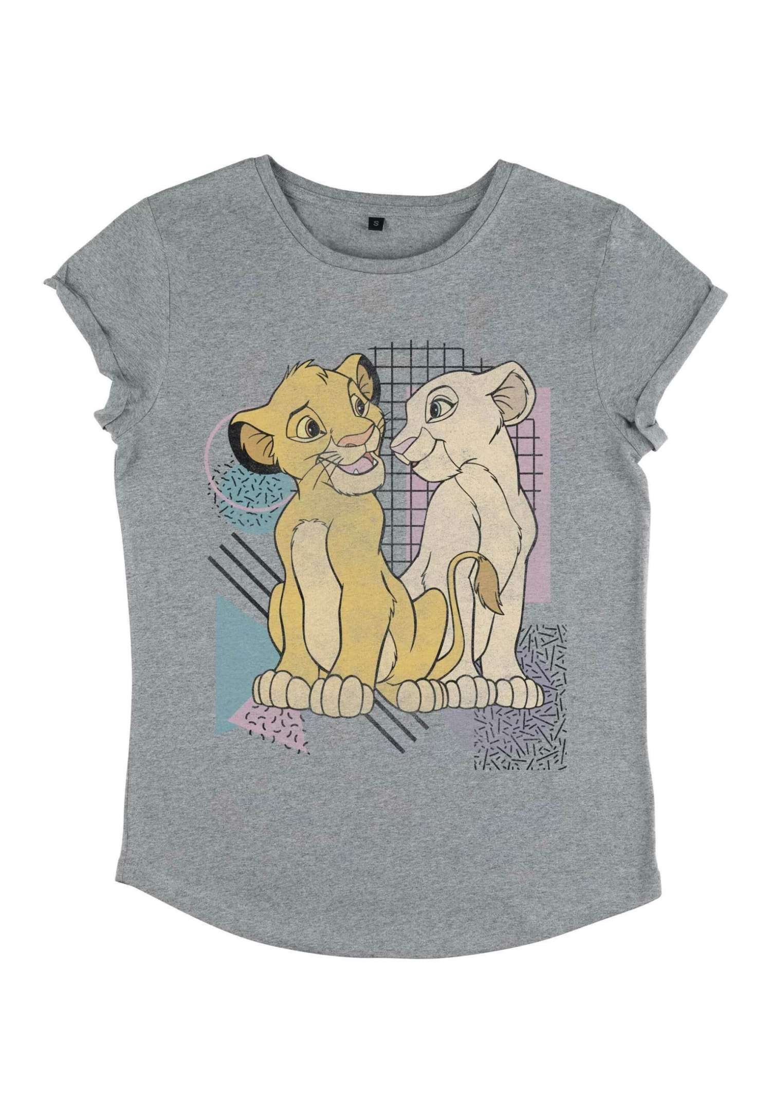 Disney The Lion King Lion King Nostalgia - T-Shirt Print - Melange Grey - Afbeelding 4