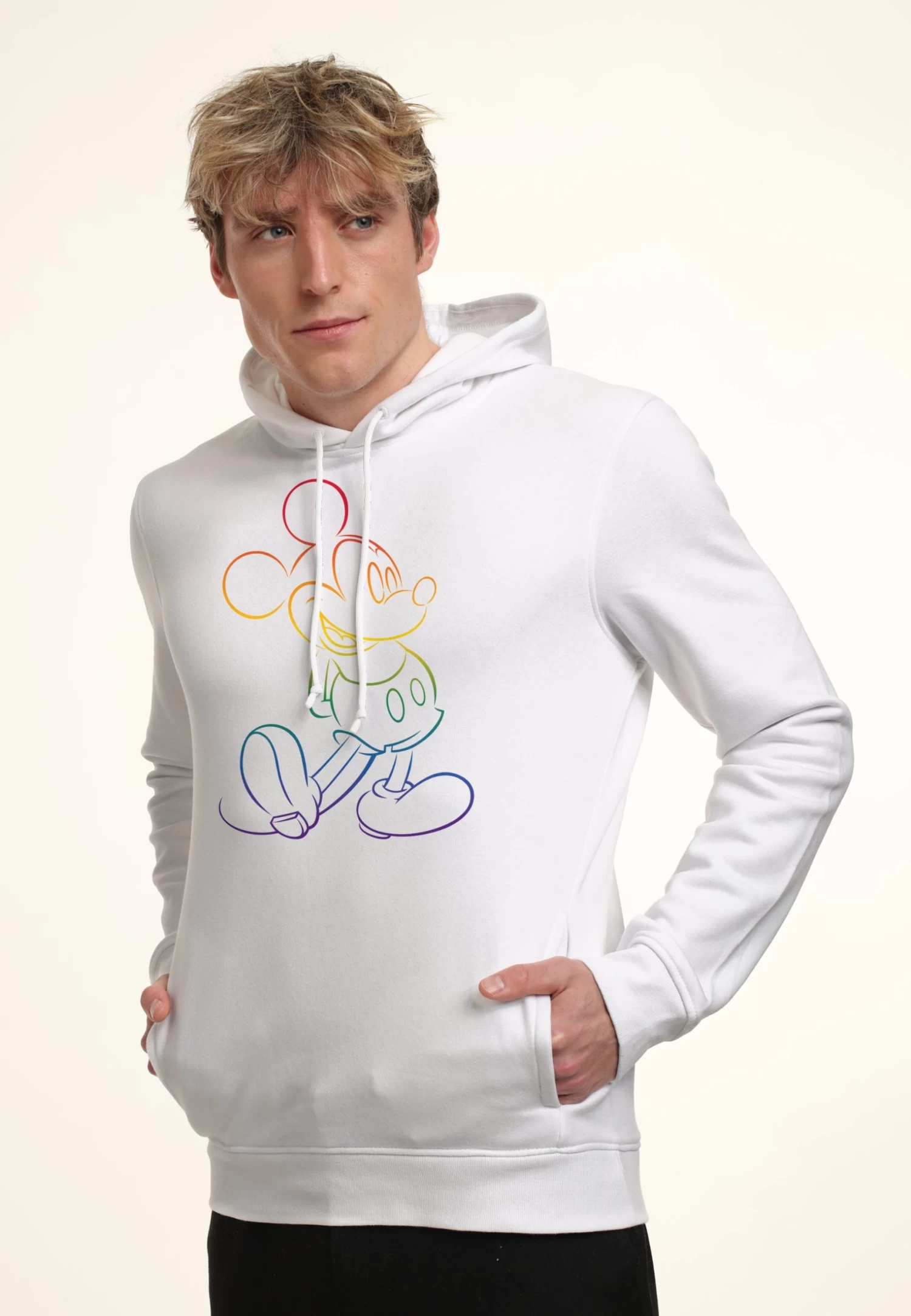 Disney Mickey Mouse Big Pride - Hoodie - White