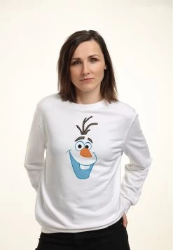 Disney Frozen Big Olaf Face Two - Sweater - White
