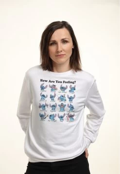 Disney Lilo & Stitch Stitch Moods - Sweater - White