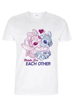 Disney Lilo Stitch Stitch Together - T-Shirt Print - White