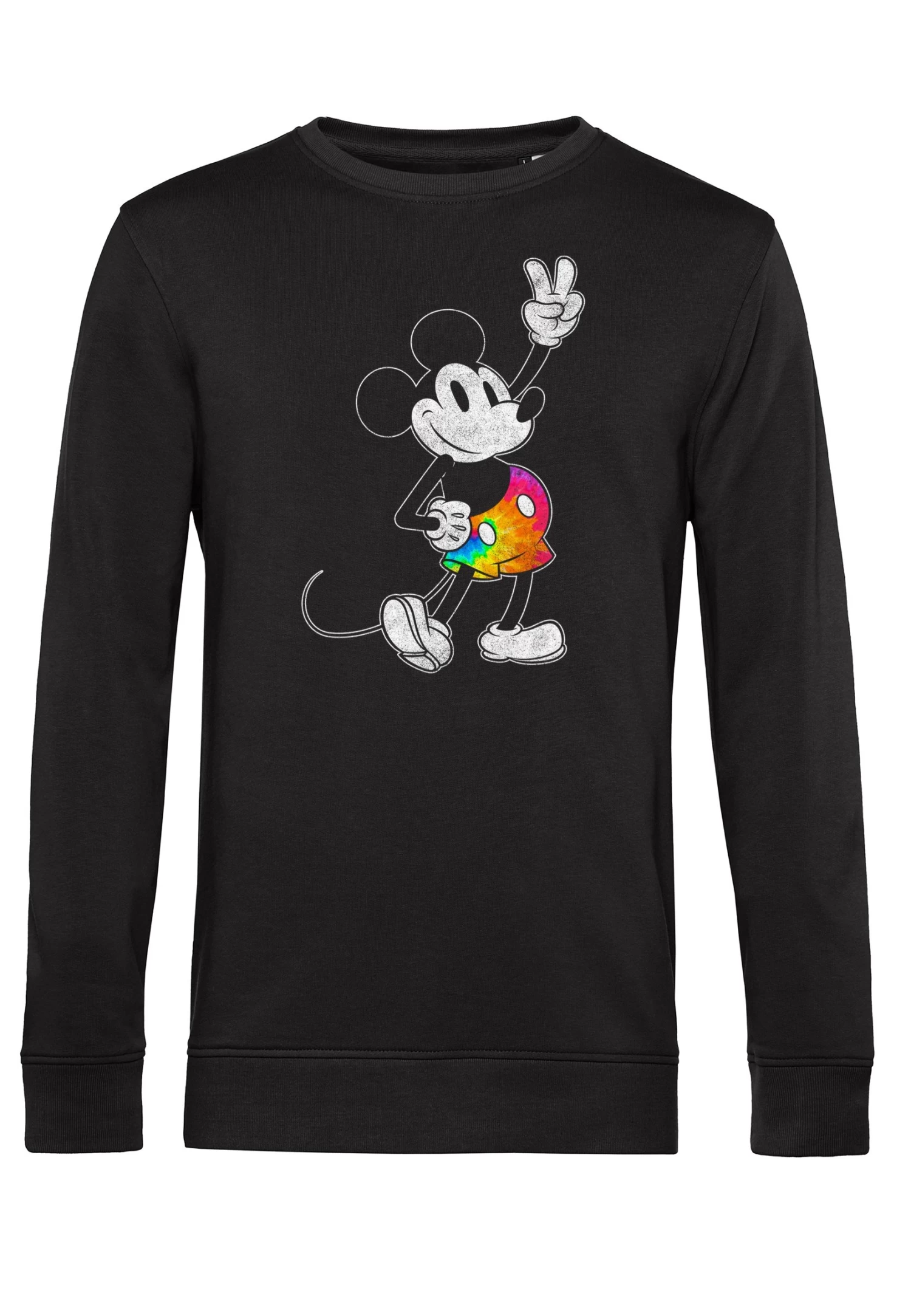 Disney Mickey Classic Tie Dye Mickey Stroked - Sweater - Black - Afbeelding 4