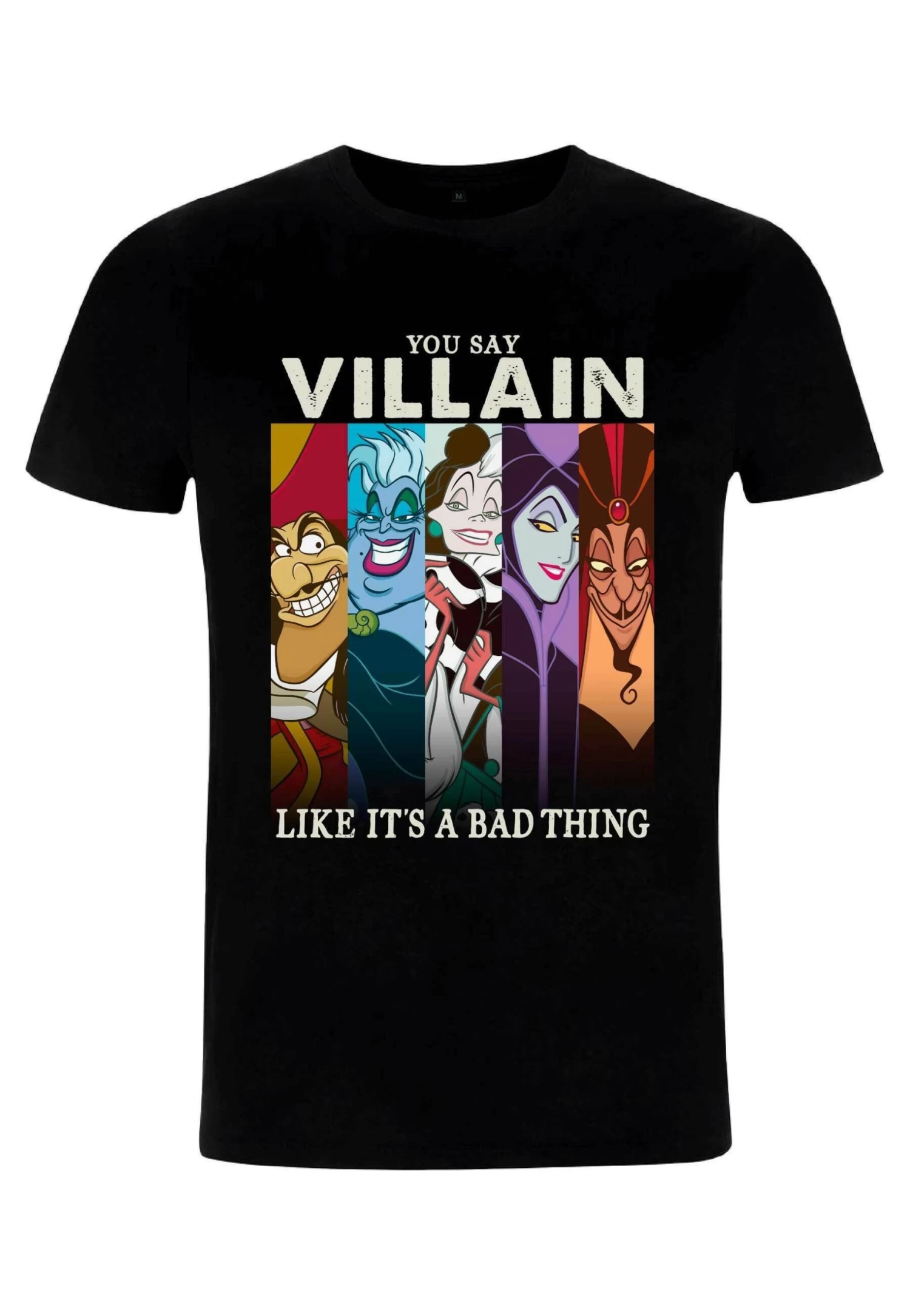 Disney Villains Villain Like Bad - T-Shirt Print - Black