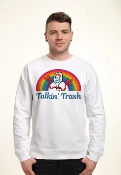 Disney Pixar Toy Story 4 Talkin Trash - Sweater - White