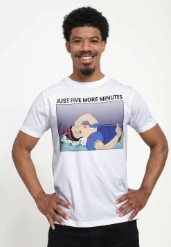 Disney Snow White Snow White Snooze Unisex - T-Shirt Print - White