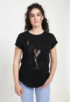 Disney Peter Pan Tink Fall - T-Shirt Print - Black