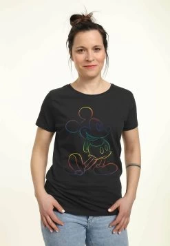 Disney Mickey Mouse And Friends Big Pride - T-Shirt Print - Black