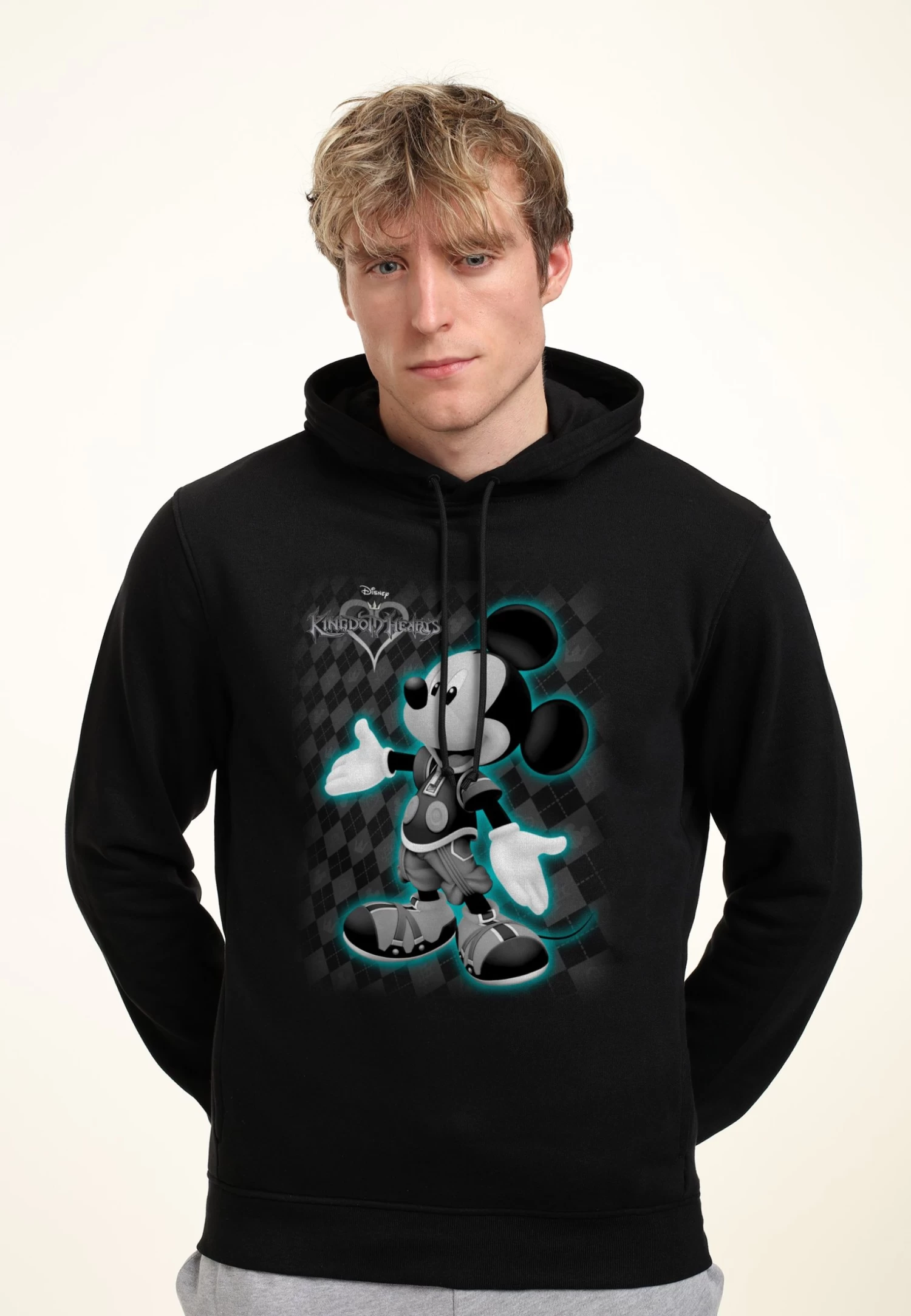 Disney Kingdom Hearts Mickey Hearts - Hoodie - Black - Afbeelding 3