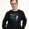 Disney Frozen Let It Go Now - Sweater - Black