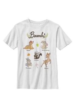 Disney Bambi Textbook - T-Shirt Print - White