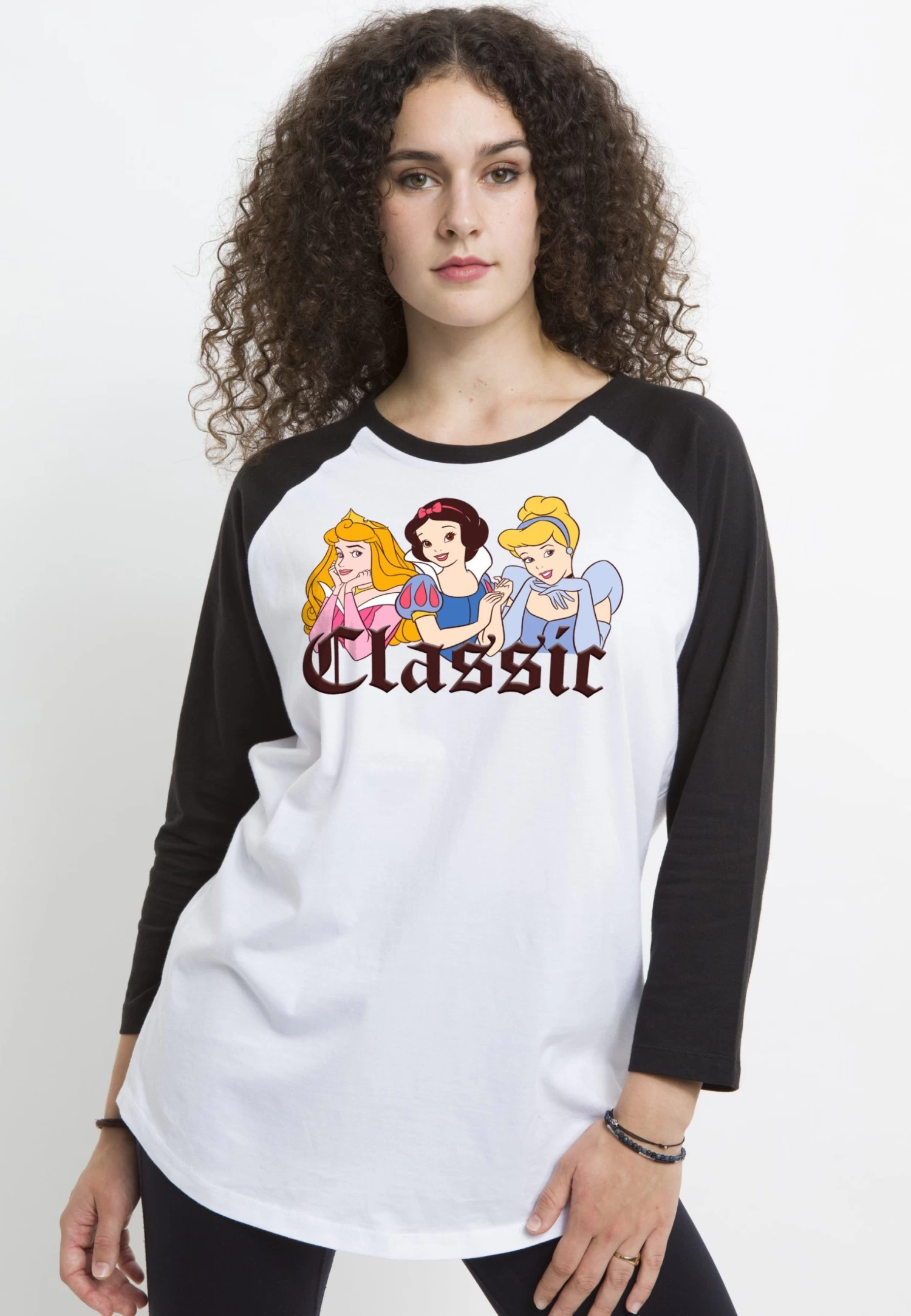 Disney Classic Princesses - Longsleeve - White Black