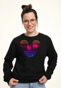 Disney Classic Mickey Roadster Palm Mickey - Sweater - Black