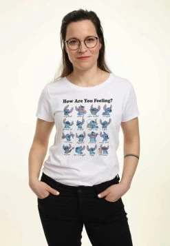 Disney Lilo & Stitch Stitch Moods - T-Shirt Print - White