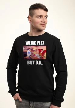 Disney Beauty & The Beast Gaston Weird Flex Meme - Sweater - Black