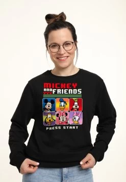 Disney Mickey Mouse Pixel Friends - Sweater - Black