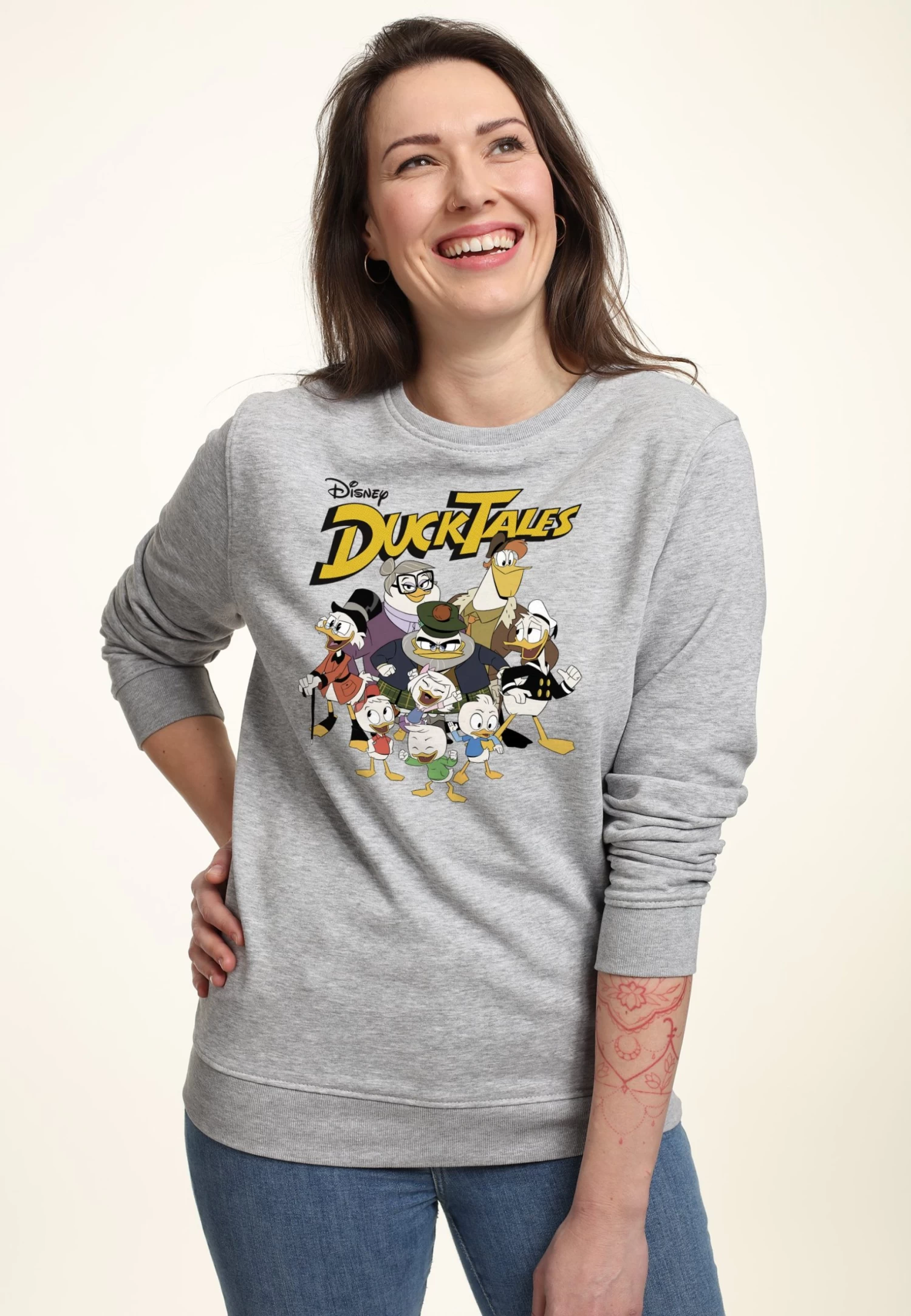 Disney Ducktales Ducktales Group - Sweater - Heather Grey