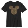 Disney Classic Mickey Cheetah Mouse - T-Shirt Print - Black